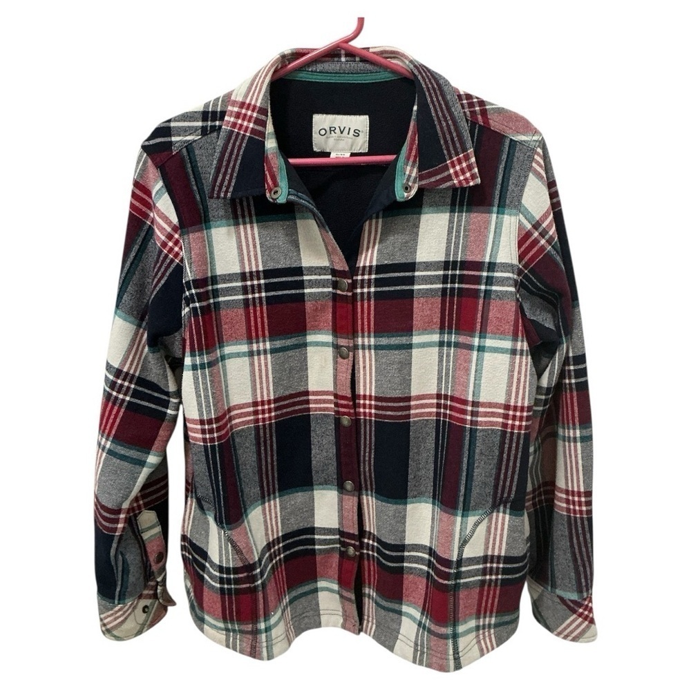 ORVIS WOMENS PLAID JACKET SIZE XL
